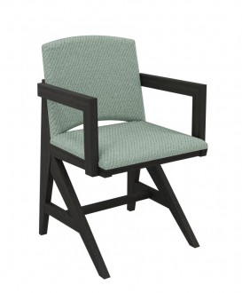 FAUTEUIL REMBOURRE APPUI SUR TABLE SOLINE